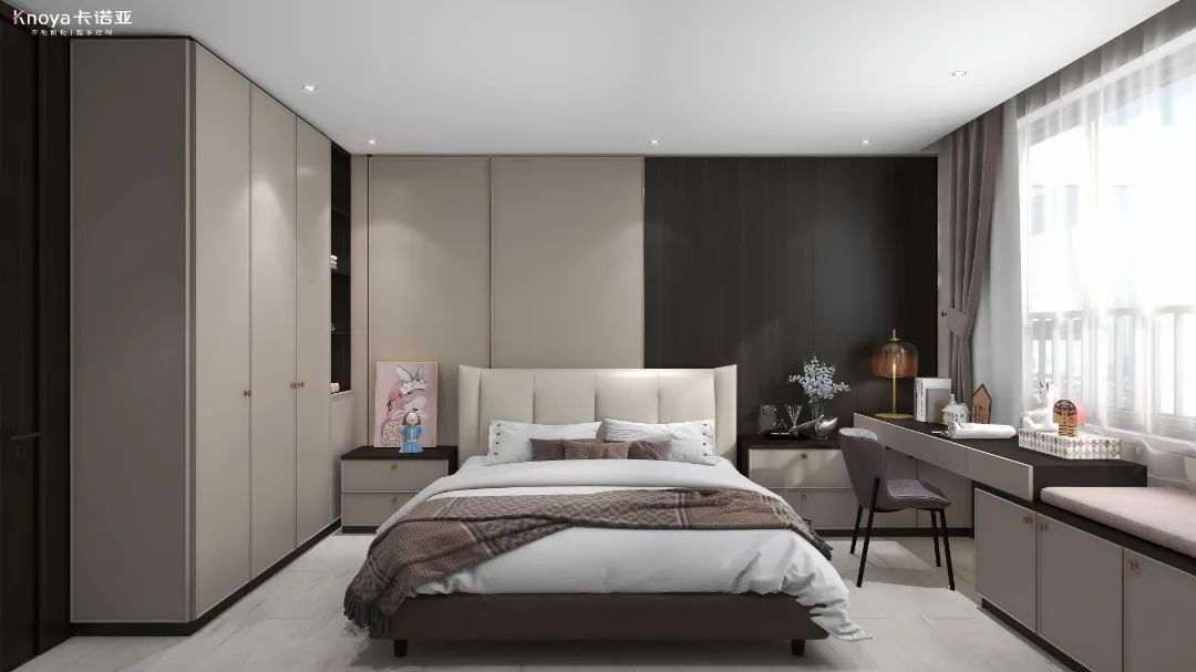 书桌+书柜+飘窗柜一体 书桌+书柜+飘窗柜一体